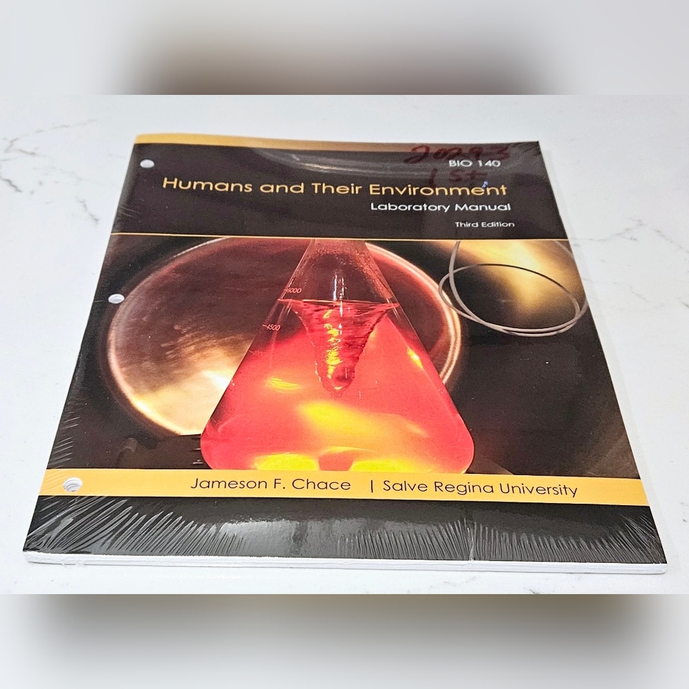 BOGO Humans And Their Environment Laboratory Manual Third Ed BIO 140 New Sealed